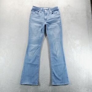 Levis Jeans Womens 29‎ Blue 725 High Rise Bootcut Light Wash Stretch Denim
